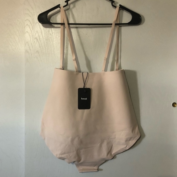NEW Heist Studios The High Waist Brief Shapeware Beige Tan Large - Picture 4 of 5